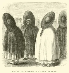 Monniken van Cuzco, de vier orden